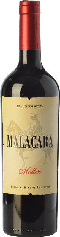 12,95 € Free Shipping | Red Wine Kauzo Malacara Young I.G. Valle de Uco Uco Valley Argentina Malbec 75 cl