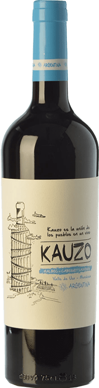 12,95 € Free Shipping | Red wine Kauzo Malbec-Cabernet Joven I.G. Valle de Uco Uco Valley Argentina Cabernet Sauvignon, Malbec Bottle 75 cl