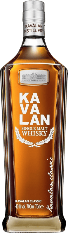 79,95 € 送料無料 | ウイスキーシングルモルト Kavalan 台湾 ボトル 70 cl