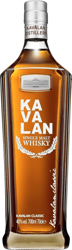 74,95 € Kostenloser Versand | Whiskey Single Malt Kavalan Taiwan Flasche 70 cl