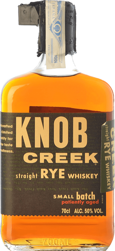 61,95 € Free Shipping | Whisky Bourbon Knob Creek Rye Kentucky United States Bottle 70 cl