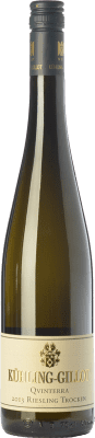 17,95 € Бесплатная доставка | Белое вино Kühling-Gillot Qvinterra Trocken Q.b.A. Rheinhessen Рейнланд-Пфальц Германия Riesling бутылка 75 cl