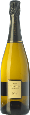 35,95 € Envio grátis | Espumante branco La Ferghettina Brut D.O.C.G. Franciacorta Lombardia Itália Pinot Preto, Chardonnay Garrafa 75 cl