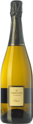 26,95 € Envío gratis | Espumoso blanco La Ferghettina Brut D.O.C.G. Franciacorta Lombardia Italia Pinot Negro, Chardonnay Botella 75 cl