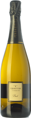 27,95 € Spedizione Gratuita | Spumante bianco La Ferghettina Brut D.O.C.G. Franciacorta lombardia Italia Pinot Nero, Chardonnay Bottiglia 75 cl