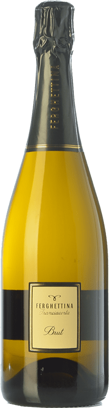 35,95 € 送料無料 | 白スパークリングワイン La Ferghettina Brut D.O.C.G. Franciacorta ロンバルディア イタリア Pinot Black, Chardonnay ボトル 75 cl