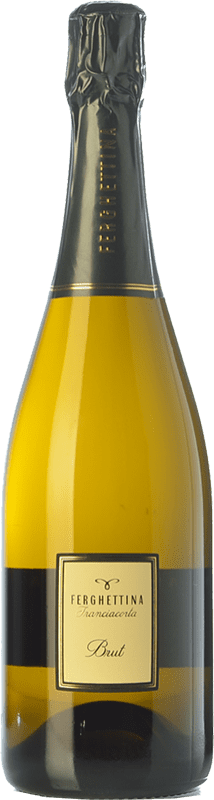 27,95 € Spedizione Gratuita | Spumante bianco La Ferghettina Brut D.O.C.G. Franciacorta lombardia Italia Pinot Nero, Chardonnay Bottiglia 75 cl