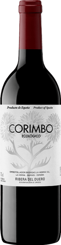 27,95 € 免费送货 | 红葡萄酒 La Horra Corimbo Crianza — 陈酿 D.O. Ribera del Duero 卡斯蒂利亚莱昂 西班牙 Tempranillo — 丹魄 75 cl