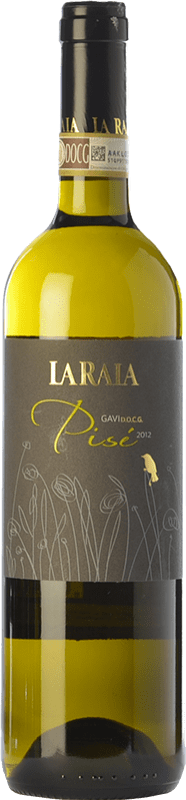 39,95 € Envío gratis | Vino Blanco La Raia Pisé D.O.C.G. Cortese di Gavi Piemonte Italia Cortese Eco — Ecológico Botella 75 cl