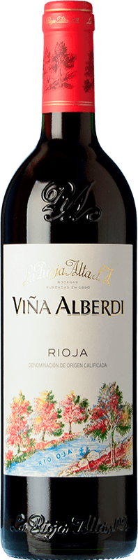 24,95 € Free Shipping | Red Wine Rioja Alta Viña Alberdi Reserve — Aged D.O.Ca. Rioja The Rioja Spain Tempranillo Bottle 75 cl
