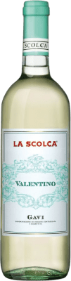 14,95 € Envío gratis | Vino blanco La Scolca Valentino D.O.C.G. Cortese di Gavi Piemonte Italia Cortese Botella 75 cl