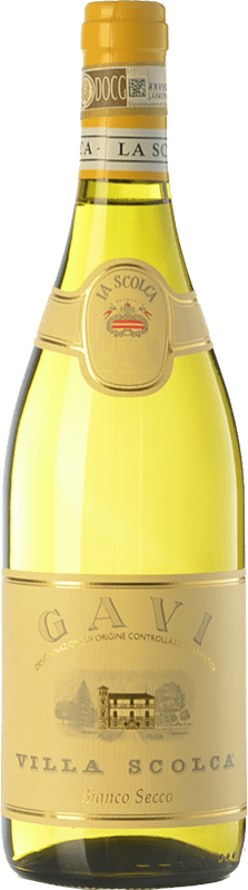 18,95 € 送料無料 | 白ワイン La Scolca Villa Scolca D.O.C.G. Cortese di Gavi ピエモンテ イタリア Cortese ボトル 75 cl