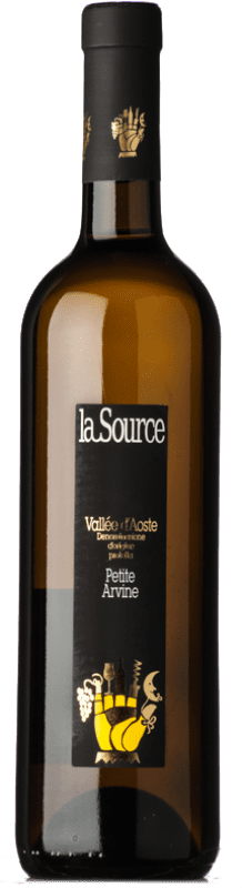 28,95 € Free Shipping | White wine La Source D.O.C. Valle d'Aosta Valle d'Aosta Italy Petite Arvine Bottle 75 cl