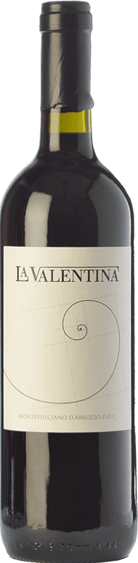 11,95 € 免费送货 | 红酒 La Valentina D.O.C. Montepulciano d'Abruzzo 阿布鲁佐 意大利 Montepulciano 瓶子 75 cl