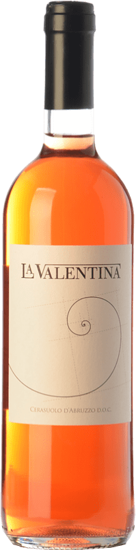10,95 € 免费送货 | 玫瑰酒 La Valentina D.O.C. Cerasuolo d'Abruzzo 阿布鲁佐 意大利 Montepulciano 瓶子 75 cl