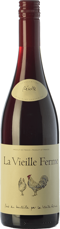 9,95 € 免费送货 | 红酒 La Vieille Ferme Rouge 年轻的 A.O.C. Côtes du Ventoux 罗纳 法国 Syrah, Grenache, Carignan, Cinsault 瓶子 75 cl