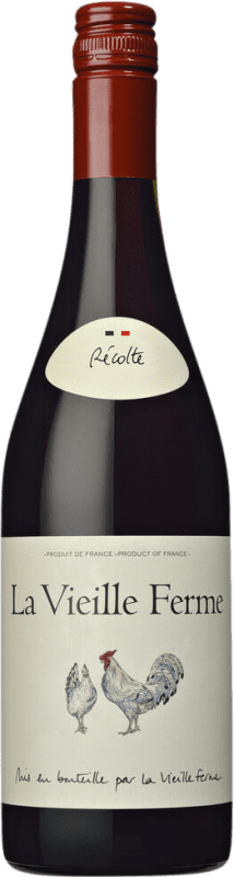 8,95 € Бесплатная доставка | Красное вино La Vieille Ferme молодое A.O.C. Côtes du Ventoux Рона Франция Syrah — Сира, Garnacha — Гренаш, Cariñena — Кариньян, Cinsault — Сансо Бутылка 75 cl