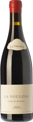 29,95 € Free Shipping | Red wine La Vizcaína La Poulosa Aged D.O. Bierzo Castilla y León Spain Mencía, Grenache Tintorera, Sousón, Estaladiña Bottle 75 cl