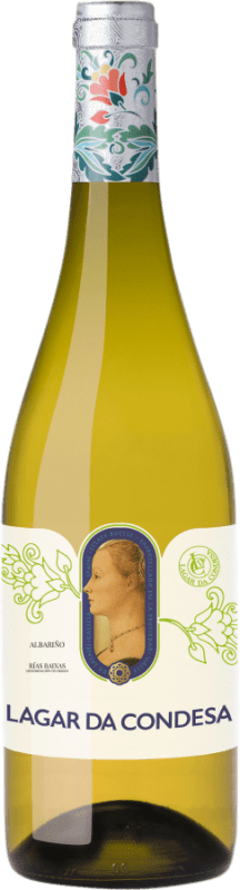 19,95 € Бесплатная доставка | Белое вино Lagar da Condesa D.O. Rías Baixas Галисия Испания Albariño бутылка 75 cl