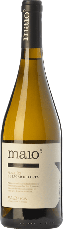 19,95 € Spedizione Gratuita | Vino bianco Lagar de Costa Maio D.O. Rías Baixas Galizia Spagna Albariño Bottiglia 75 cl