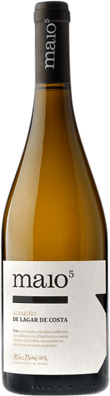 29,95 € Envío gratis | Vino blanco Lagar de Costa Maio D.O. Rías Baixas Galicia España Albariño Botella 75 cl