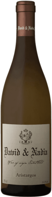 47,95 € Бесплатная доставка | Белое вино David & Nadia Aristargos W.O. Swartland Coastal Region Южная Африка Roussanne, Viognier, Sémillon, Chenin White, Marsanne, Clairette Blanche бутылка 75 cl