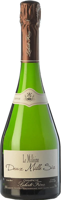 57,95 € Бесплатная доставка | Белое игристое Laherte Frères Le Millésimé Deux Mille Six A.O.C. Champagne шампанское Франция Chardonnay, Pinot Meunier бутылка 75 cl