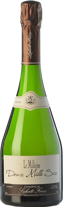 59,95 € Envio grátis | Espumante branco Laherte Frères Le Millésimé Deux Mille Six A.O.C. Champagne Champagne França Chardonnay, Pinot Meunier Garrafa 75 cl