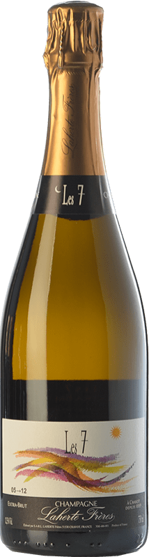 87,95 € Envio grátis | Espumante branco Laherte Frères Les 7 A.O.C. Champagne Champagne França Chardonnay, Pinot Cinza, Pinot Branco, Pinot Meunier Garrafa 75 cl