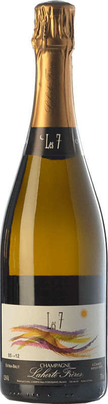 91,95 € Kostenloser Versand | Weißer Sekt Laherte Frères Les 7 A.O.C. Champagne Champagner Frankreich Chardonnay, Grauburgunder, Weißburgunder, Pinot Meunier Flasche 75 cl