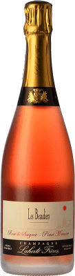 65,95 € 免费送货 | 玫瑰气泡酒 Laherte Frères Les Beaudiers Rosé de Saignée A.O.C. Champagne 香槟酒 法国 Pinot Meunier 瓶子 75 cl