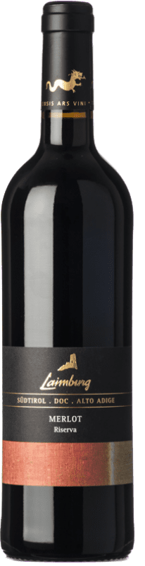 19,95 € 免费送货 | 红酒 Laimburg 预订 D.O.C. Alto Adige 特伦蒂诺 - 上阿迪杰 意大利 Merlot 瓶子 75 cl