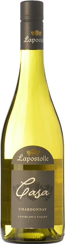154,95 € 免费送货 | 白酒 Lapostolle Chardonnay I.G. Valle de Casablanca 卡萨布兰卡谷 智利 Chardonnay, Sémillon 瓶子 75 cl