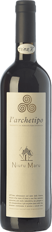 29,95 € 免费送货 | 红葡萄酒 L'Archetipo Niuru Maru I.G.T. Salento 坎帕尼亚 意大利 Negroamaro — 黑阿玛罗 Eco — 生态 有机 天然 75 cl