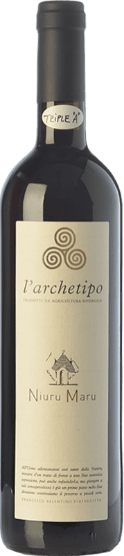 23,95 € Free Shipping | Red wine L'Archetipo Niuru Maru I.G.T. Salento Campania Italy Negroamaro Bottle 75 cl