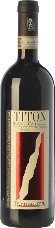 19,95 € Бесплатная доставка | Красное вино L'Armangia Superiore Nizza Titon D.O.C. Barbera d'Asti Пьемонте Италия Barbera бутылка 75 cl