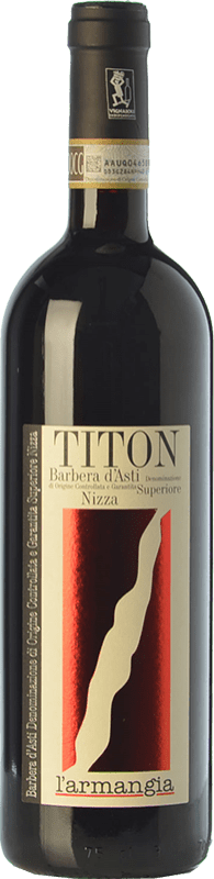 21,95 € Бесплатная доставка | Красное вино L'Armangia Superiore Nizza Titon D.O.C. Barbera d'Asti Пьемонте Италия Barbera бутылка 75 cl