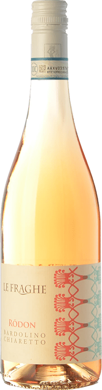 13,95 € Envio grátis | Vinho rosé Le Fraghe Chiaretto Rodòn D.O.C. Bardolino Vêneto Itália Corvina, Rondinella Garrafa 75 cl