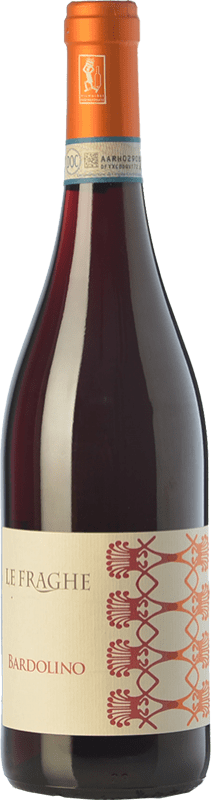 12,95 € Free Shipping | Red Wine Le Fraghe D.O.C. Bardolino Veneto Italy Corvina, Rondinella Eco — Organic Bottle 75 cl