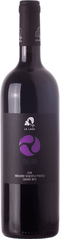 16,95 € Free Shipping | Red wine Le Lase Thesan I.G.T. Lazio Lazio Italy Canaiolo Black Bottle 75 cl