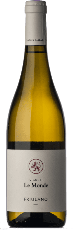 13,95 € Envio grátis | Vinho branco Le Monde D.O.C. Friuli Grave Friuli-Venezia Giulia Itália Friulano Garrafa 75 cl