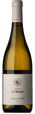 10,95 € Envío gratis | Vino blanco Le Monde Sauvignon D.O.C. Friuli Grave Friuli-Venezia Giulia Italia Sauvignon Blanca Botella 75 cl