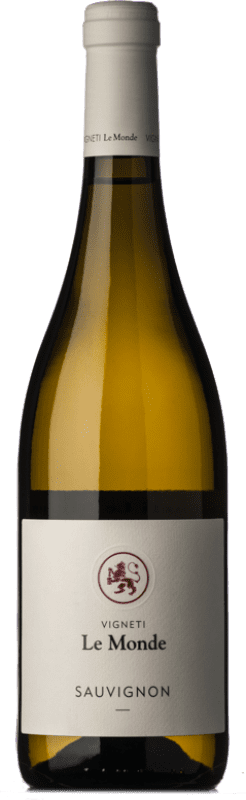 10,95 € Envio grátis | Vinho Branco Le Monde Sauvignon D.O.C. Friuli Grave Friuli-Venezia Giulia Itália Sauvignon 75 cl