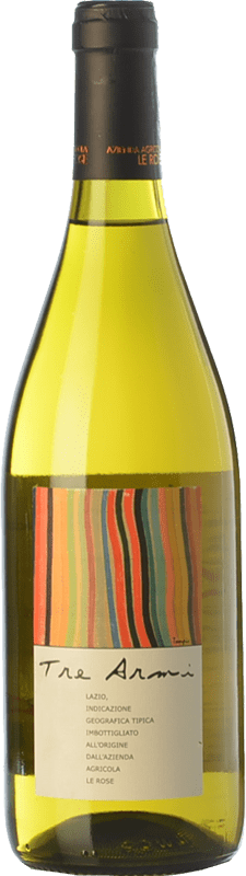 12,95 € Envio grátis | Vinho Branco Le Rose Tre Armi I.G.T. Lazio Lácio Itália Malvasia, Verdicchio Eco — Biológico Garrafa 75 cl
