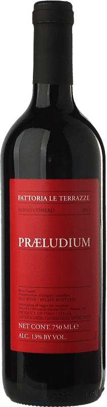 11,95 € Envío gratis | Vino tinto Le Terrazze Praeludium D.O.C. Rosso Conero Marche Italia Syrah, Montepulciano Botella 75 cl