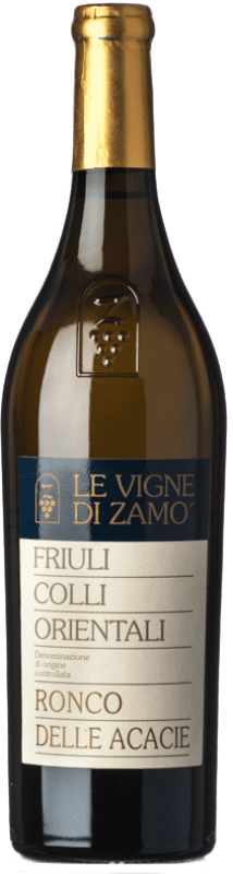 27,95 € Spedizione Gratuita | Vino bianco Zamò Ronco delle Acacie D.O.C. Colli Orientali del Friuli Friuli-Venezia Giulia Italia Chardonnay, Friulano Bottiglia 75 cl