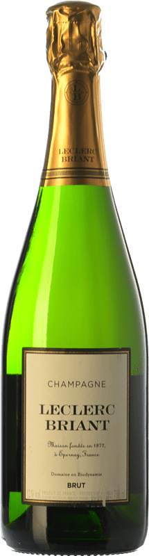 42,95 € 免费送货 | 白起泡酒 Leclerc Briant 香槟 A.O.C. Champagne 香槟酒 法国 Pinot Black, Pinot Meunier 瓶子 75 cl