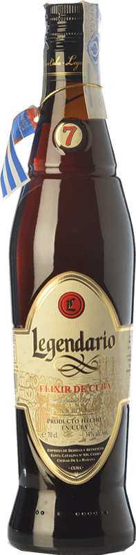 26,95 € 免费送货 | 朗姆酒 Legendario Elixir de Cuba 古巴 瓶子 70 cl