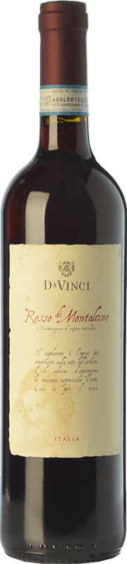 16,95 € Бесплатная доставка | Красное вино Leonardo da Vinci Da Vinci D.O.C. Rosso di Montalcino Тоскана Италия Sangiovese — Санджовезе Бутылка 75 cl