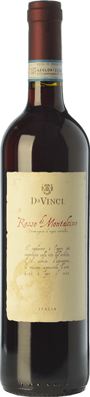 16,95 € Free Shipping | Red wine Leonardo da Vinci Da Vinci D.O.C. Rosso di Montalcino Tuscany Italy Sangiovese Bottle 75 cl